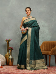 Plain Art slik Saree