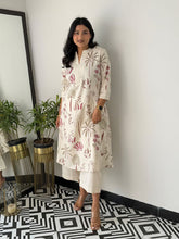 Printed Cotton Blend Kurta With Pants