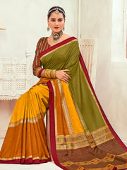 Printed Art Silk Saree