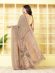 Digital Printed Crepe Saree