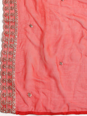 Embroidered Cotton Blend Unstitched Suit With Dupatta