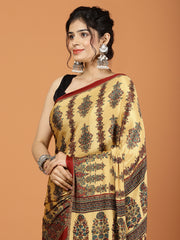Digital Printed Crepe Woven Saree