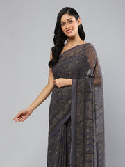 Digital Printed Georgette Saree