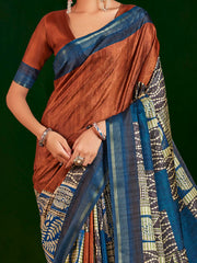 Printed Art Silk Saree