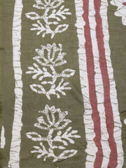 Printed Cotton Blend Unstitched Suit With Dupatta