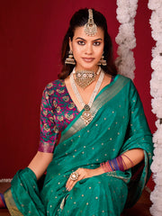 Plain Crepe Saree
