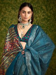 Zari Border Art Silk Saree