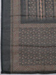 Printed Chanderi Unstitched Suit With Dupatta