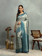Digital Printed Art Silk Saree