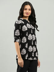 Printed Cotton Blend Shirt