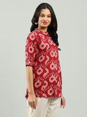 Printed Cotton Blend Shirt