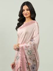 Printed Art Silk Woven Saree