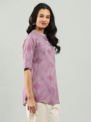 Printed Cotton Blend Shirt