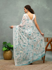 Digital Printed Georgette Saree