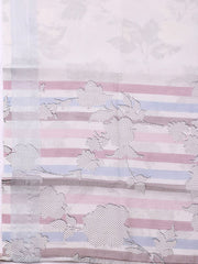 Embroidered Linen Blend Unstitched Suit With Pant & Dupatta