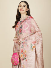 Digital Floral Printed Cotton Saree