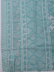 Printed Cotton Blend Unstitched Suit With Dupatta