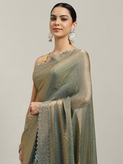 Cutdana Embroidered Tissue Saree