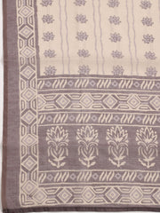 Embroidered Chanderi Unstitched Suit With Pant & Dupatta