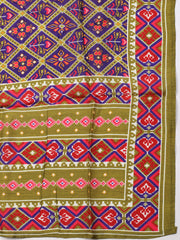 Printed Cotton Unstitched Suit With Dupatta