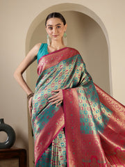 Woven Design Art Silk Saree