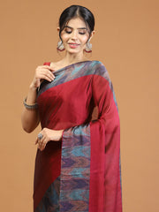 Digital Printed Georgette Woven Saree