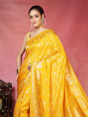 Embroidered Crepe Saree