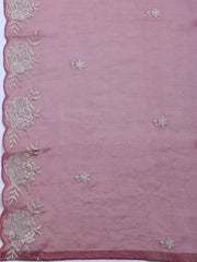 Embroidered Tissue Unstitched Suit With Dupatta