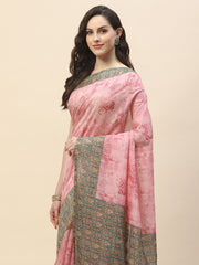 Digital Printed Handloom Saree