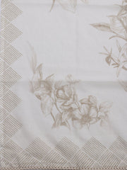 Printed Cotton Blend Unstitched Kurta With Pant & Dupatta