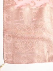 Embroidered Chanderi Unstitched Suit With Dupatta