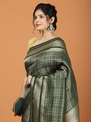 Khaddi Woven Art Silk Saree
