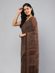 Digital Printed Georgette Saree