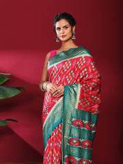 Digital Print Art Silk Saree