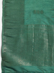 Embroidered Chanderi Unstitched Suit With Dupatta