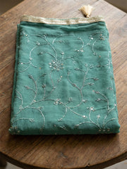 Embroidered Cotton Unstitched Suit With Pant