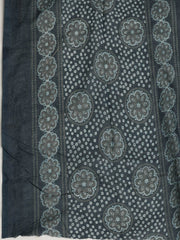 Printed Cotton Blend Unstitched Suit With Dupatta
