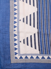 Embroidered Cotton Blend Unstitched Suit With Pant & Dupatta