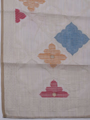 Embroidered Chanderi Unstitched Suit With Dupatta