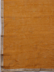 Neck Embroidered Chanderi Unstitched Suit With Dupatta