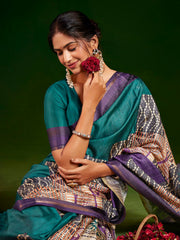 Printed Art Silk Saree