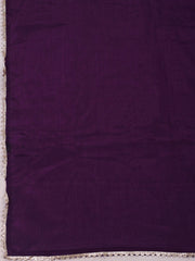 Neck Embroidered Chanderi Unstitched Suit Piece With Dupatta