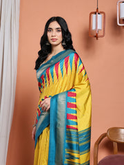 Digital Printed Art Silk Saree