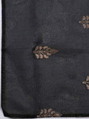 Neck Embroidered Cotton Blend Unstitched Suit With Dupatta