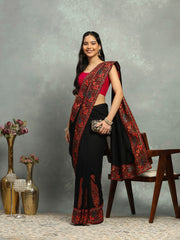 Embroidered Art Silk Saree