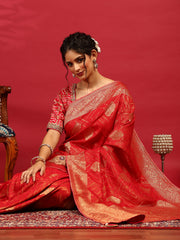 Embroidered Banarasi Saree
