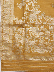 Neck Embroidered Cotton Blend Unstitched Suit With Dupatta