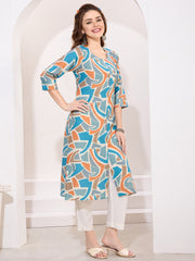 Printed Cotton Kurta