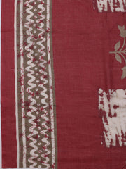 Printed Cotton Blend Unstitched Suit With Dupatta