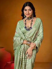 Floral Printed Art Silk Woven Saree